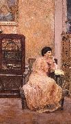 Edouard Vuillard Maxi Er portrait of his wife at home oil painting reproduction